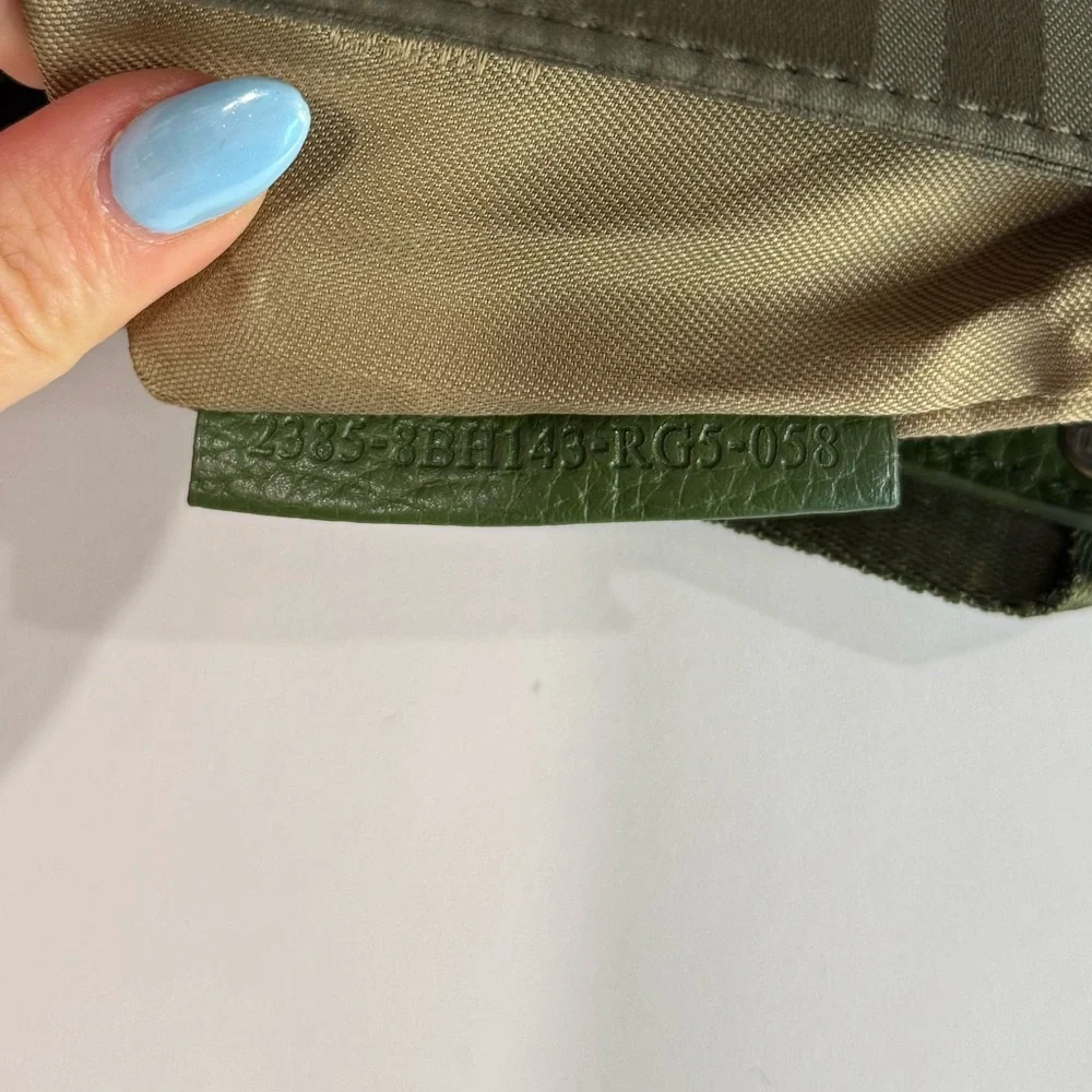 ✨SOLD✨ Vintage Fendi Green Zucca Shoulder Bag - Picture 13 of 13